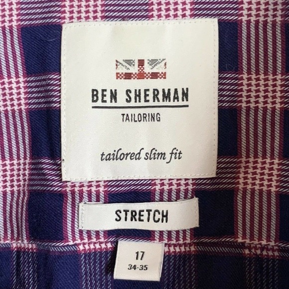 Ben Sherman Tailored Slim Fit Stretch Shirt - Picture 6 of 9
